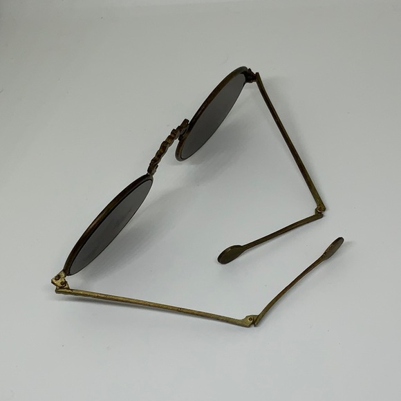 RARE (Unisex) Vintage Antique style Round Sun glasses Old Copper Wire Frames - Picture 5 of 7